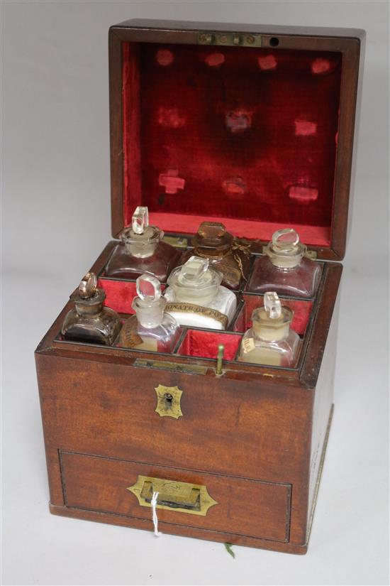 A Regency mahogany Apothecary box